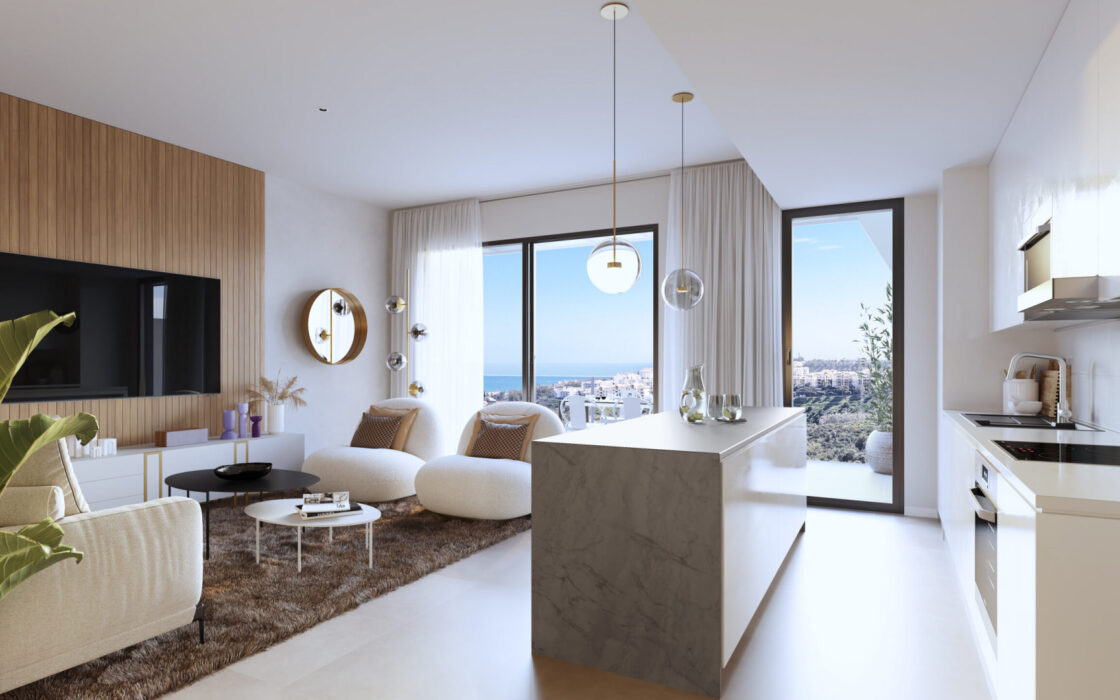 Дуплекс з терасою в Міхасі 99.74 кв.м, 2 спальні