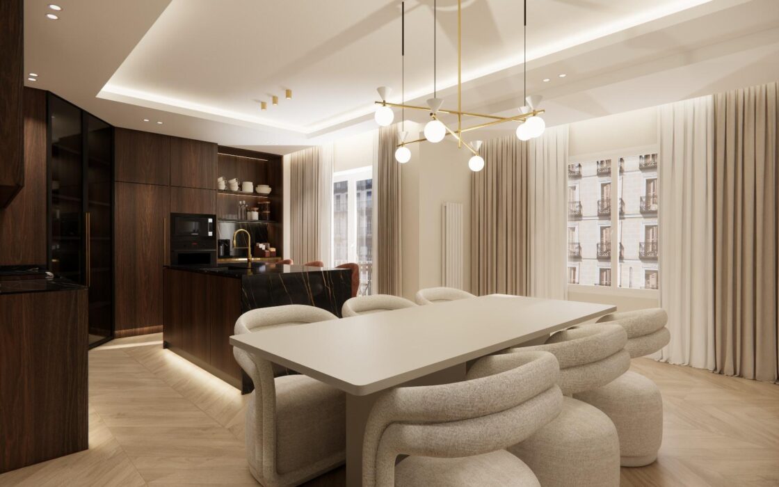 Апартаменты 200 кв.м с террасой в Мадриде, район Lista