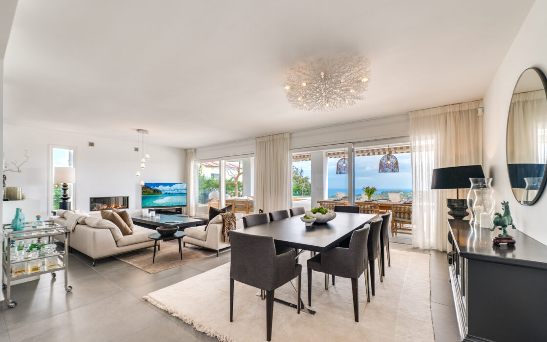 Современная Эко Вилла в Марбелье с панорамным видом моря