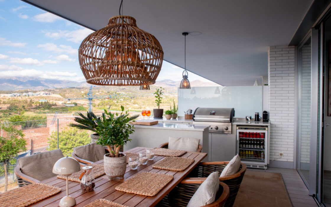 Таунхаус в Эстепоне с потрясающим видом на море 152 кв.м