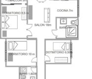 Апартаменти 92 кв.м в Сан-Педро-дель-Пинатар у моря