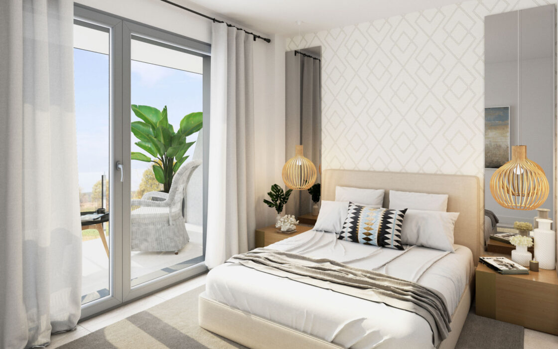 Таунхаусы с террасой в Эль Чапаррал, 135 кв.м, Михас