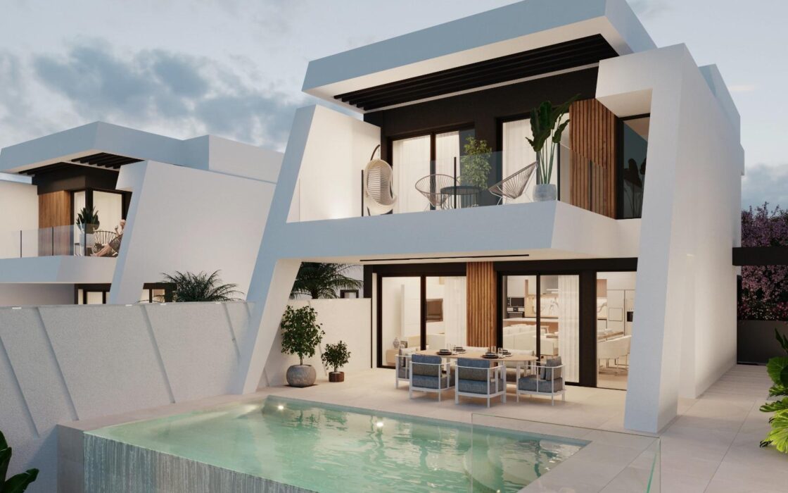 Вилла 179 кв.м с бассейном в Аликанте, 4 спальни