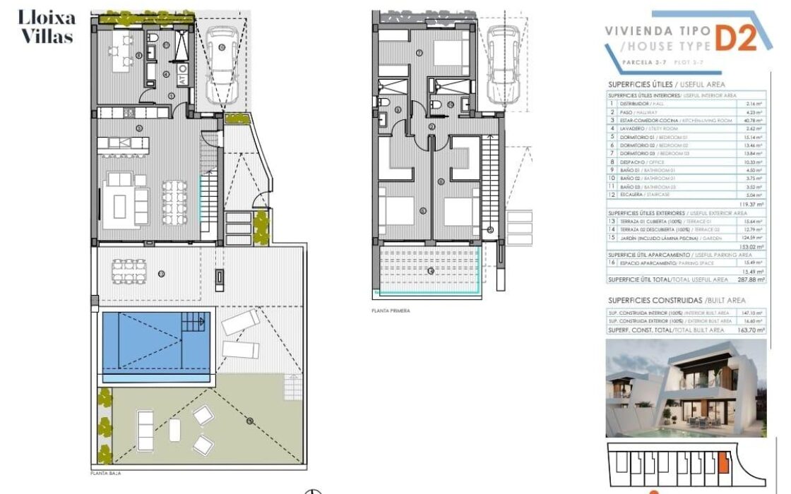 Вилла 179 кв.м с бассейном в Аликанте, 4 спальни