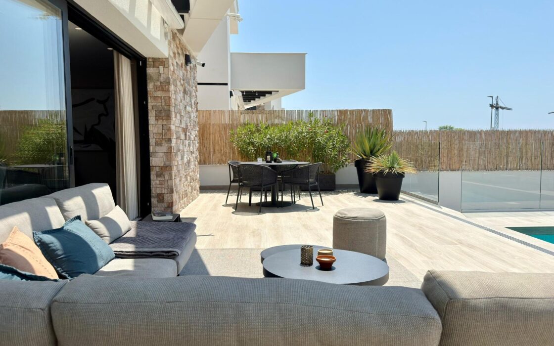 Вилла с видом в Финестрате, 3 спальни, новый дом 2023 года