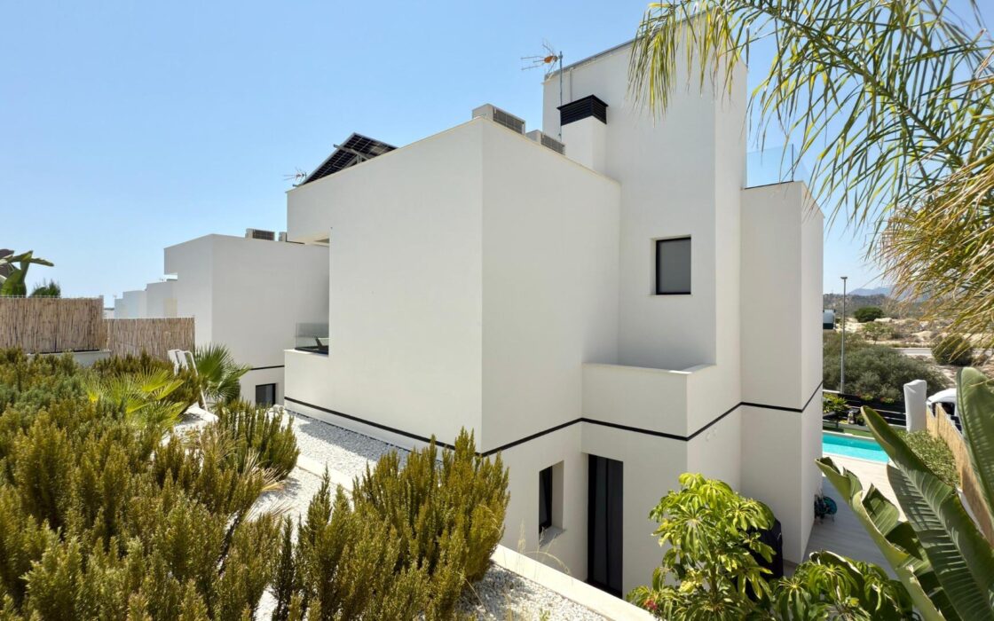 Вилла с видом в Финестрате, 3 спальни, новый дом 2023 года