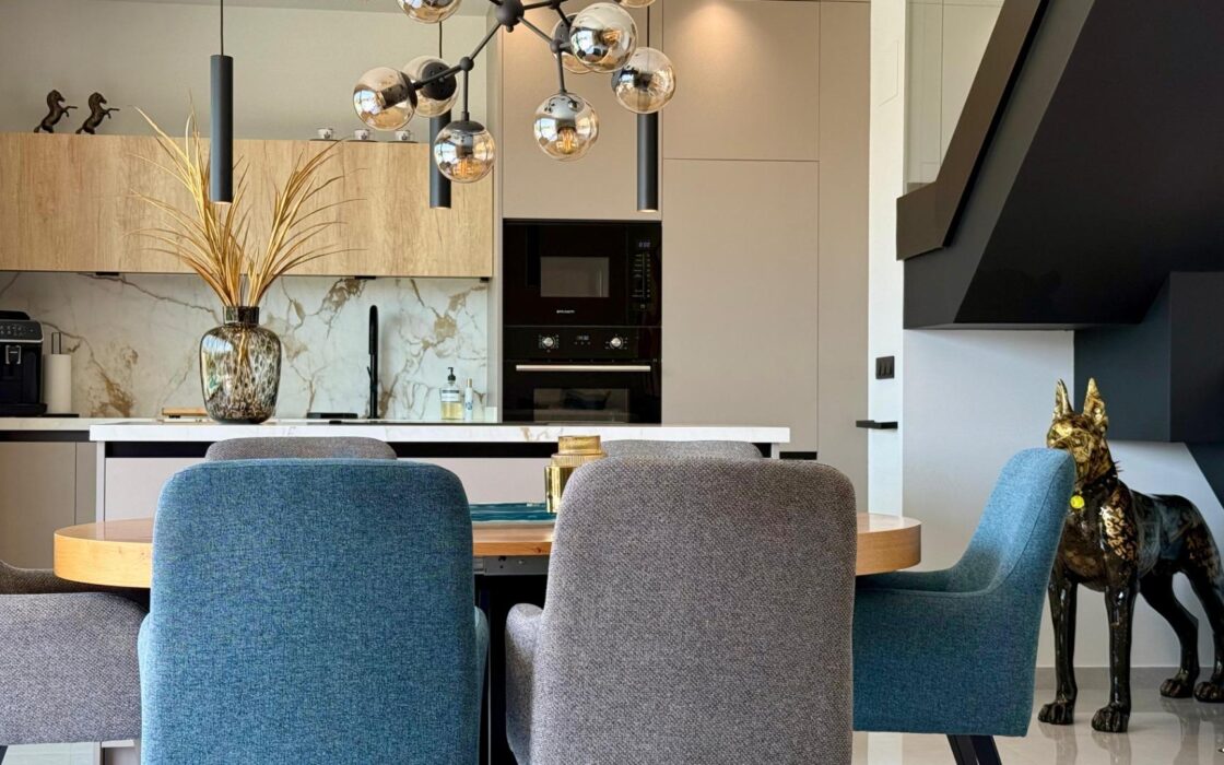 Вилла с видом в Финестрате, 3 спальни, новый дом 2023 года