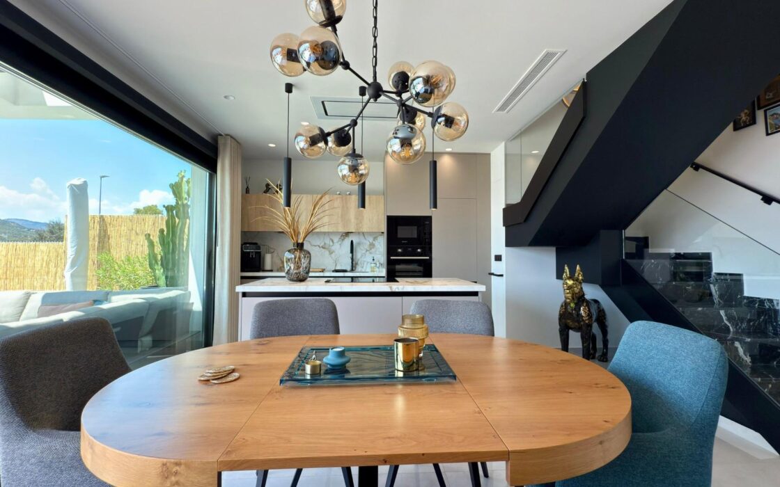 Вилла с видом в Финестрате, 3 спальни, новый дом 2023 года