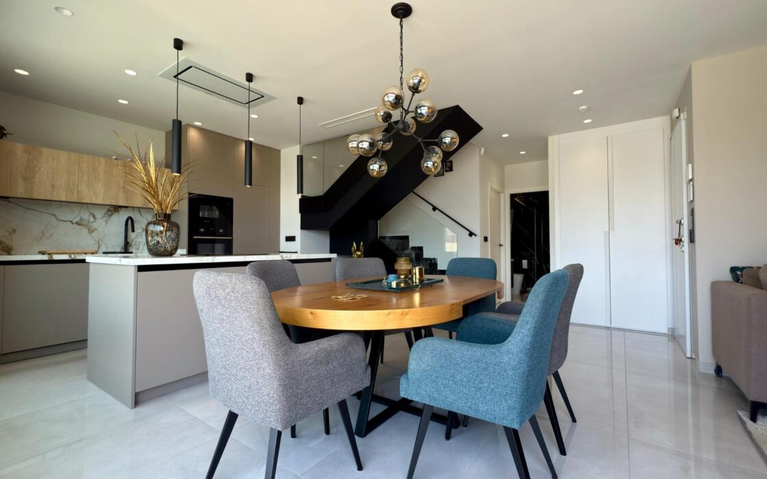 Вилла с видом в Финестрате, 3 спальни, новый дом 2023 года