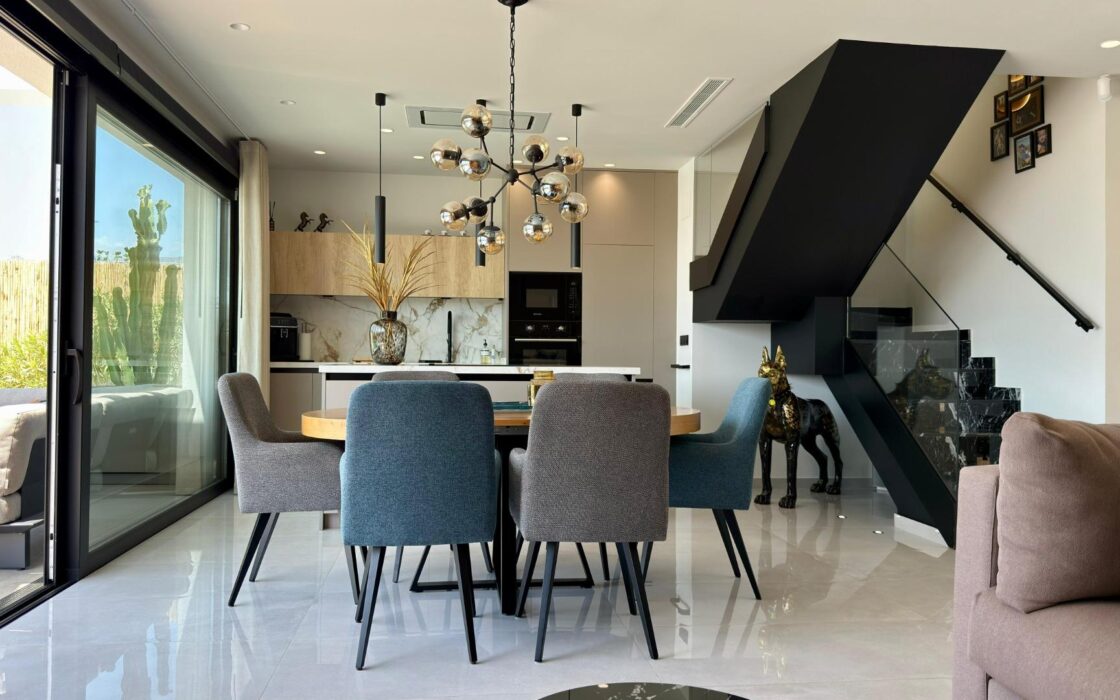 Вилла с видом в Финестрате, 3 спальни, новый дом 2023 года