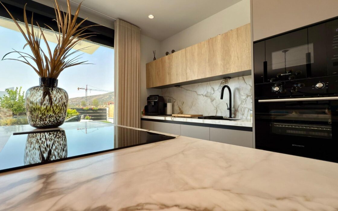 Вилла с видом в Финестрате, 3 спальни, новый дом 2023 года