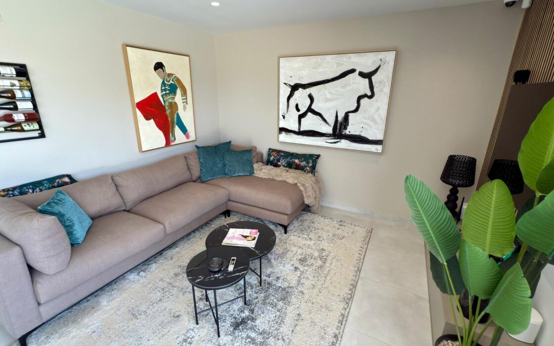 Вилла с видом в Финестрате, 3 спальни, новый дом 2023 года