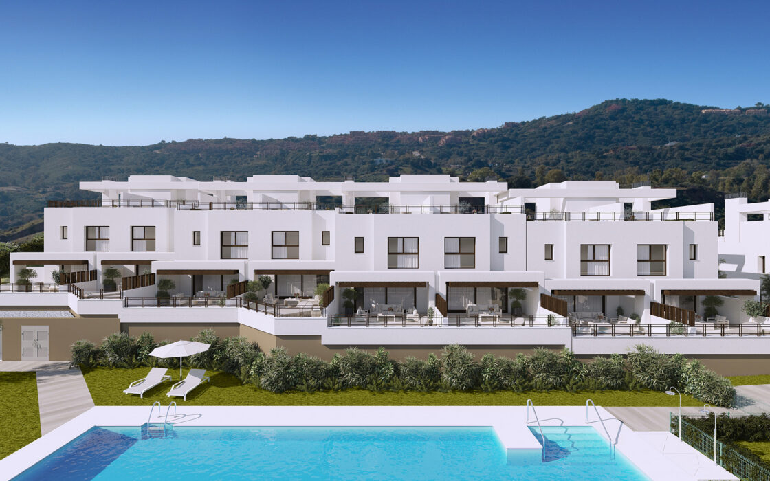 Таунхаусы в Ла Кала Гольф, Михас, 162 кв.м, с террасой