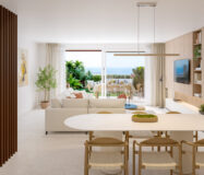 Таунхаусы в Ла-Кала-де-Михас с террасой 137 кв.м