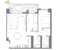 Апартаменти 73 кв.м в Валенсії 4 км від моря