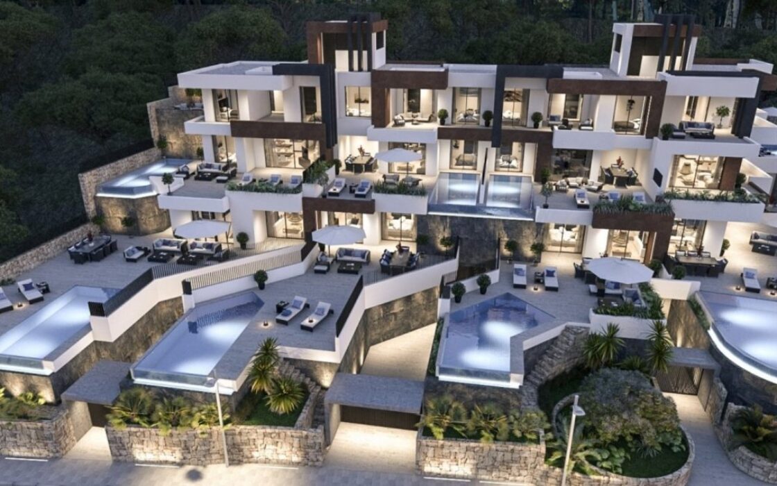 Двухуровневая квартира с джакузи у пляжа Пониенте, Бенидорм