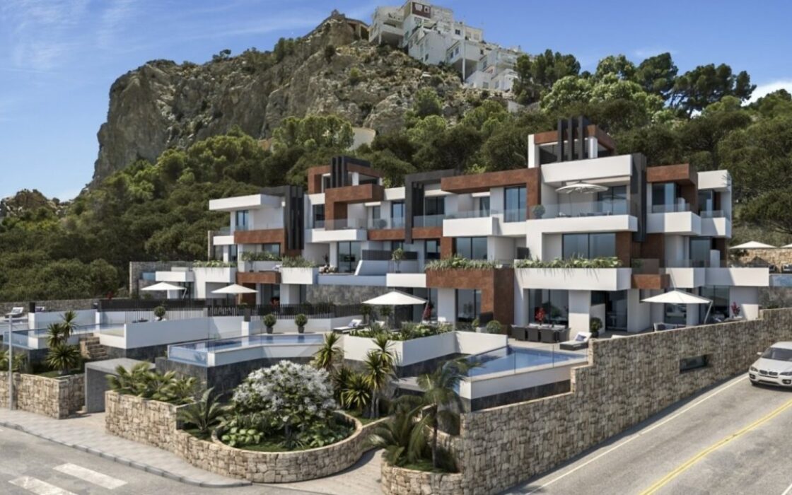 Двухуровневая квартира с джакузи у пляжа Пониенте, Бенидорм