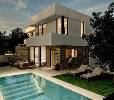 Вілла в Фінестраті 150 кв.м з басейном та терасою біля моря