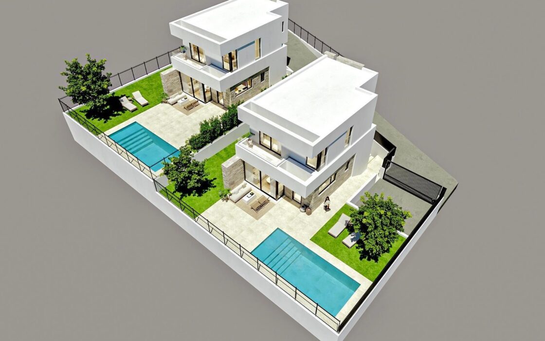 Вилла в Финестрате 150 кв.м с бассейном и террасой у моря