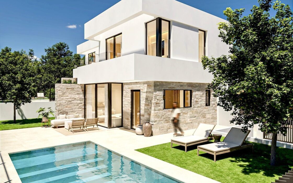 Вилла в Финестрате 150 кв.м с бассейном и террасой у моря