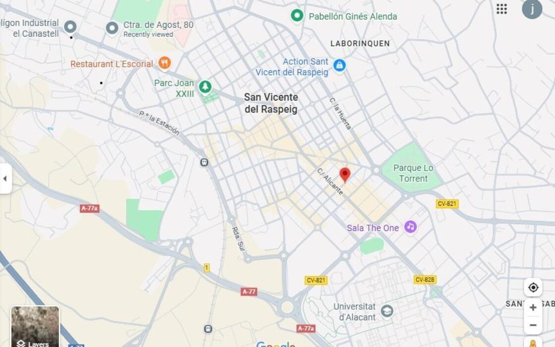 Квартира с балконом в Сан-Висенте, 3 комнаты, 82 кв.м.