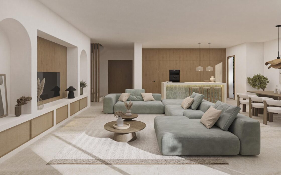 Роскошная вилла в Бениссе с видом на море и террасой