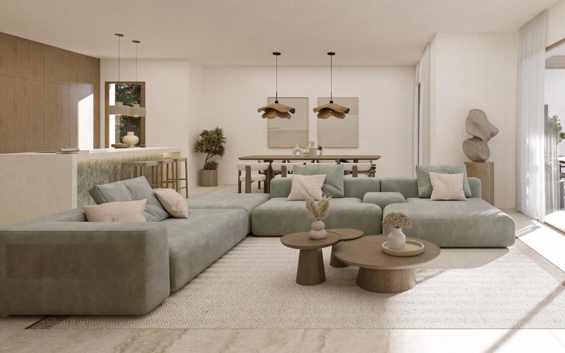 Роскошная вилла в Бениссе с видом на море и террасой