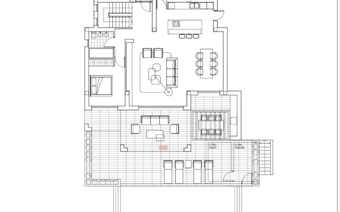 Роскошная вилла в Бениссе с видом на море и террасой