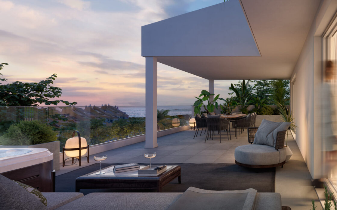 Елегантний пентхаус з терасою в Бенальмадена Коста 139 кв.м