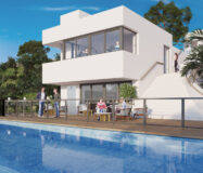 Таунхаусы с 3 спальнями у моря в Ривьера-дель-Соль, 132 кв.м