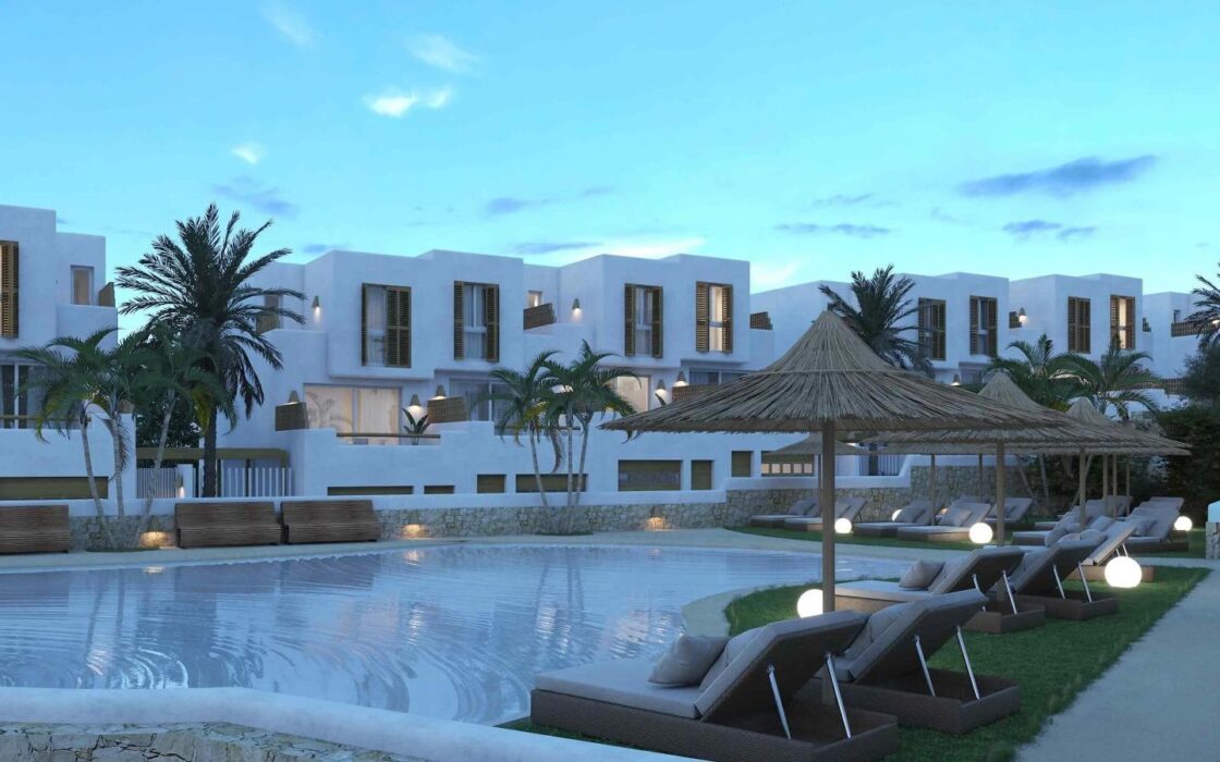 Таунхаус в Рафоль-де-Л’Альмуния с террасой и видом на море