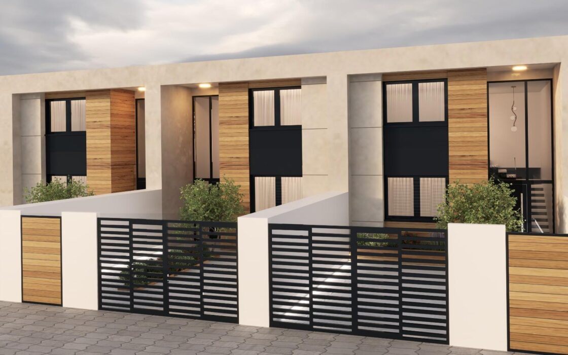 Вілли з терасами в Альфас-дель-Пі, 3 спальні, 110 кв.м