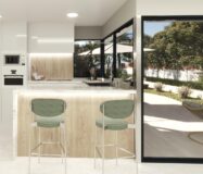 Вілли з терасами в Альфас-дель-Пі, 3 спальні, 110 кв.м