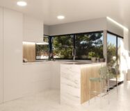 Вілли з терасами в Альфас-дель-Пі, 3 спальні, 110 кв.м