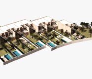 Вілли з терасами в Альфас-дель-Пі, 3 спальні, 110 кв.м