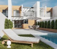 Вілли з терасами в Альфас-дель-Пі, 3 спальні, 110 кв.м