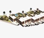 Вілли з терасами в Альфас-дель-Пі, 3 спальні, 110 кв.м