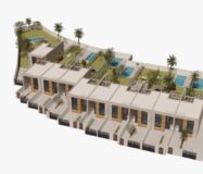 Вілли з терасами в Альфас-дель-Пі, 3 спальні, 110 кв.м