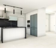 Нові вілли в Де́нії з терасою в 1800 м від пляжу