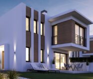 Нові вілли в Де́нії з терасою в 1800 м від пляжу