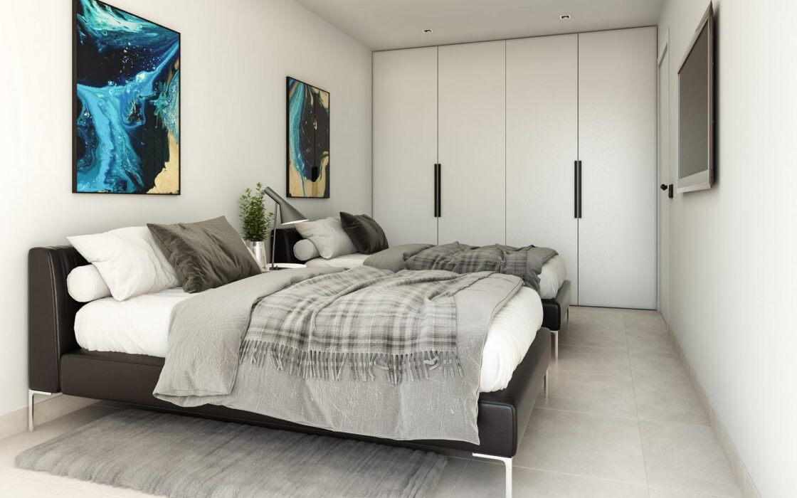 Нові вілли в Де́нії з терасою в 1800 м від пляжу