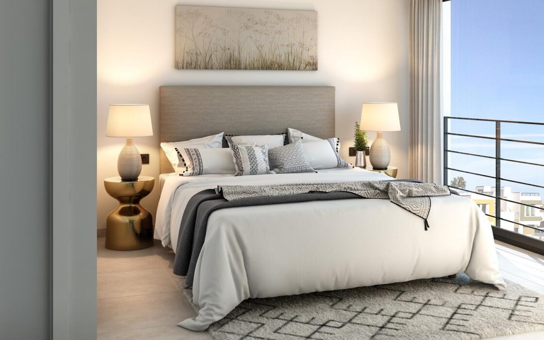 Нові вілли в Де́нії з терасою в 1800 м від пляжу