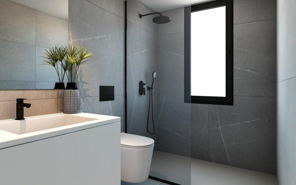 Нові вілли в Де́нії з терасою в 1800 м від пляжу