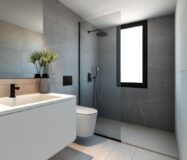 Нові вілли в Де́нії з терасою в 1800 м від пляжу