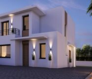 Нові вілли в Де́нії з терасою в 1800 м від пляжу