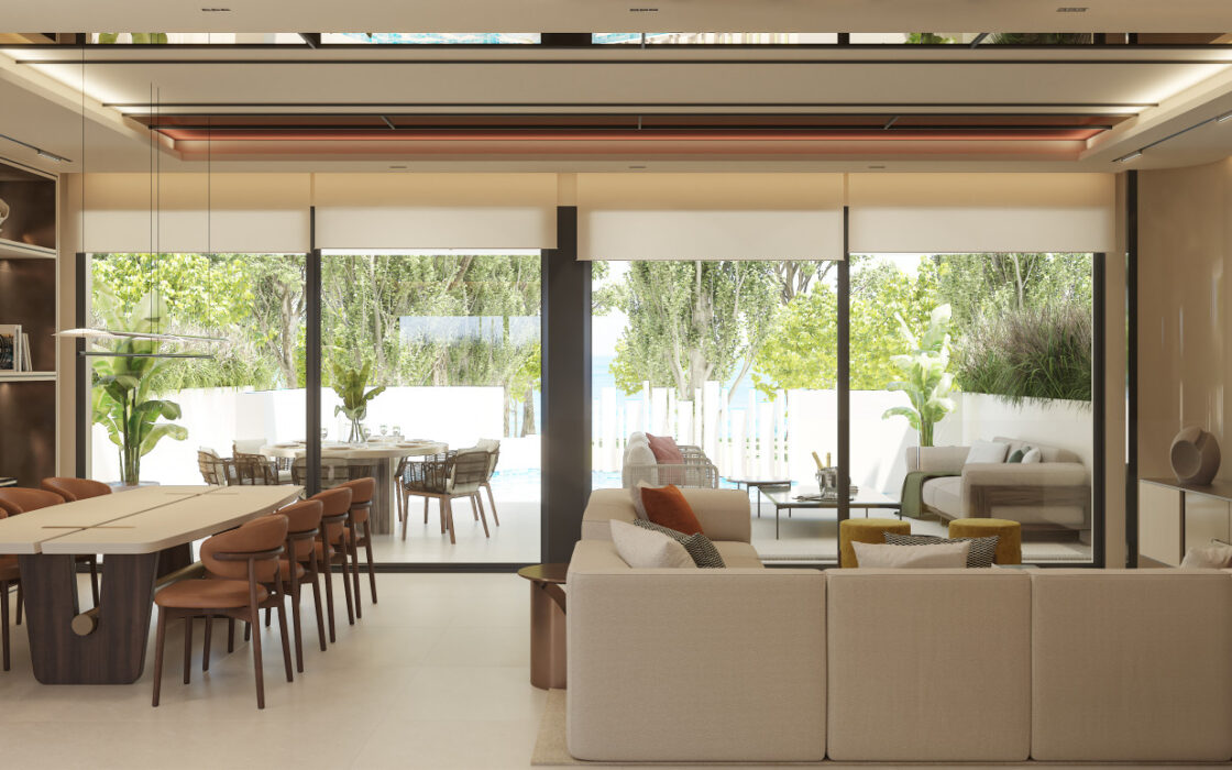 Дуплекс у моря в Лас-Чапас, Марбелья, 294.33 кв.м, 3 спальни