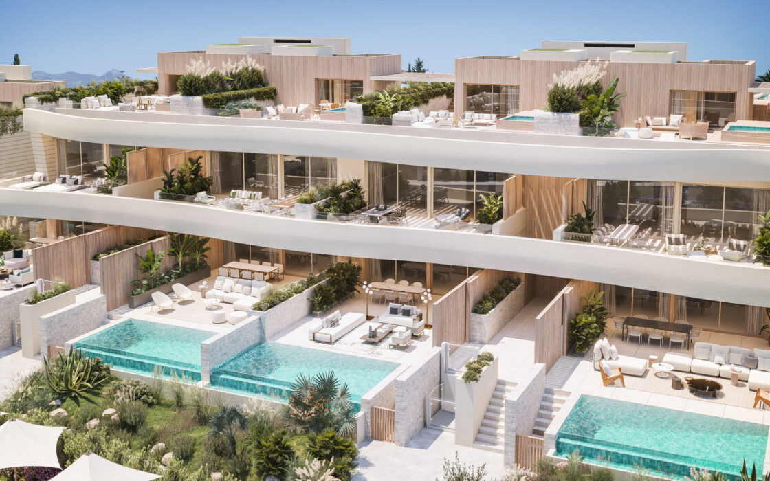 Дуплекс у моря в Лас-Чапас, Марбелья, 294.33 кв.м, 3 спальни