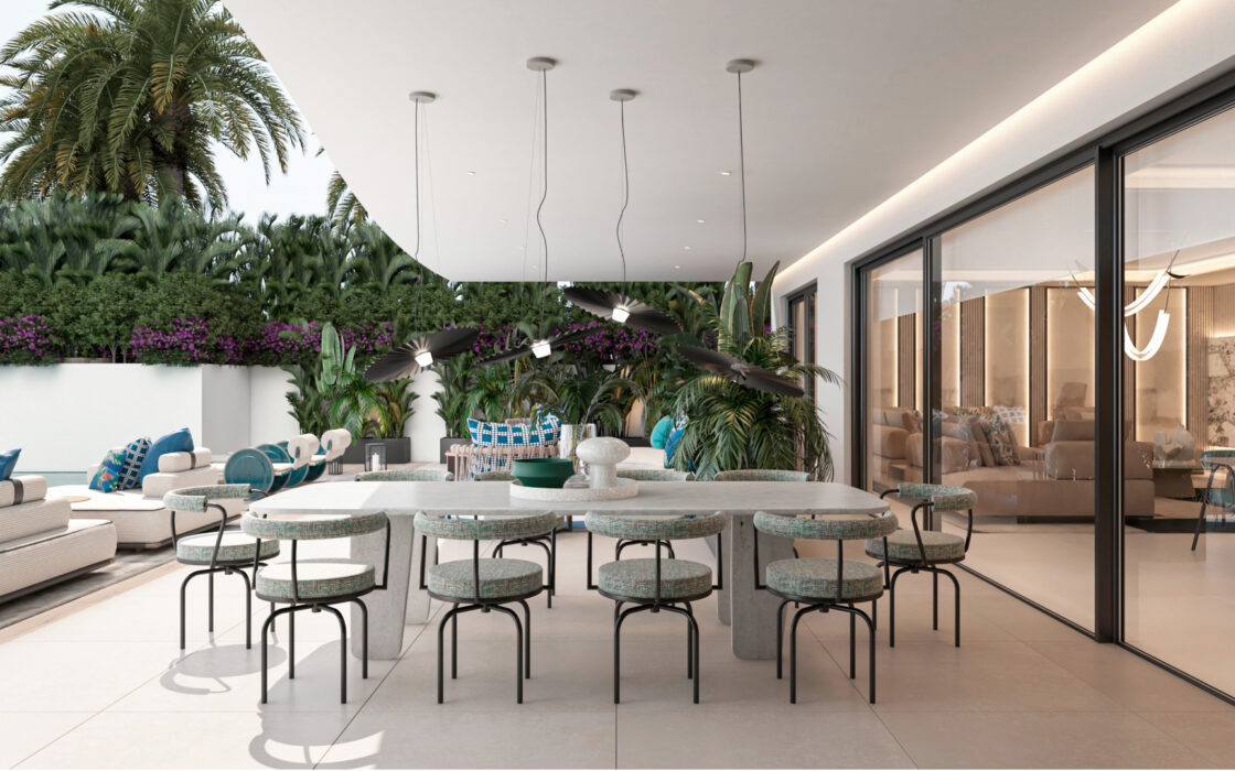 Дуплекс у моря в Лас-Чапас, Марбелья, 294.33 кв.м, 3 спальни