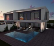 Дом 107 кв.м с террасой в Гран Алаканте у моря