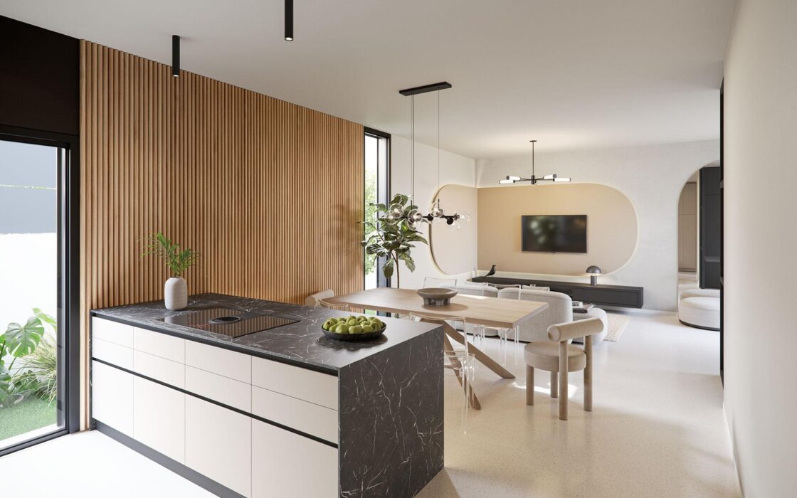 Вилла с террасой и бассейном в San Miguel de Salinas 313 кв.м